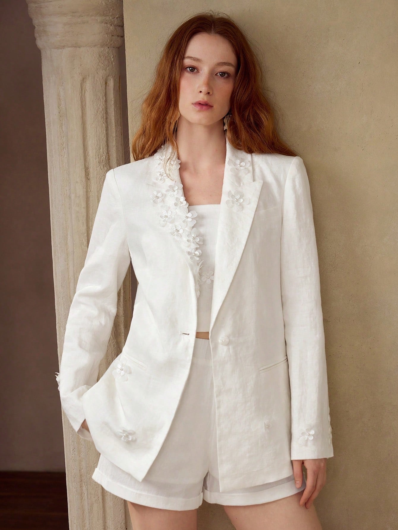 MOTF Premium linen Blazer