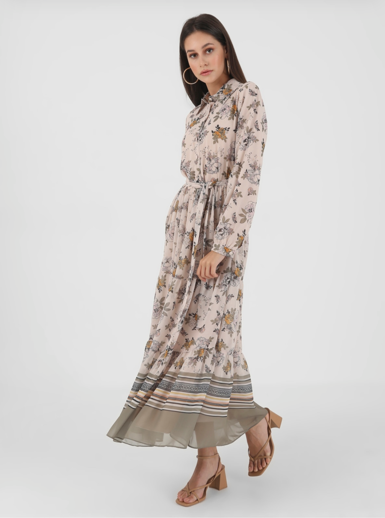 Fully lined chiffon dress