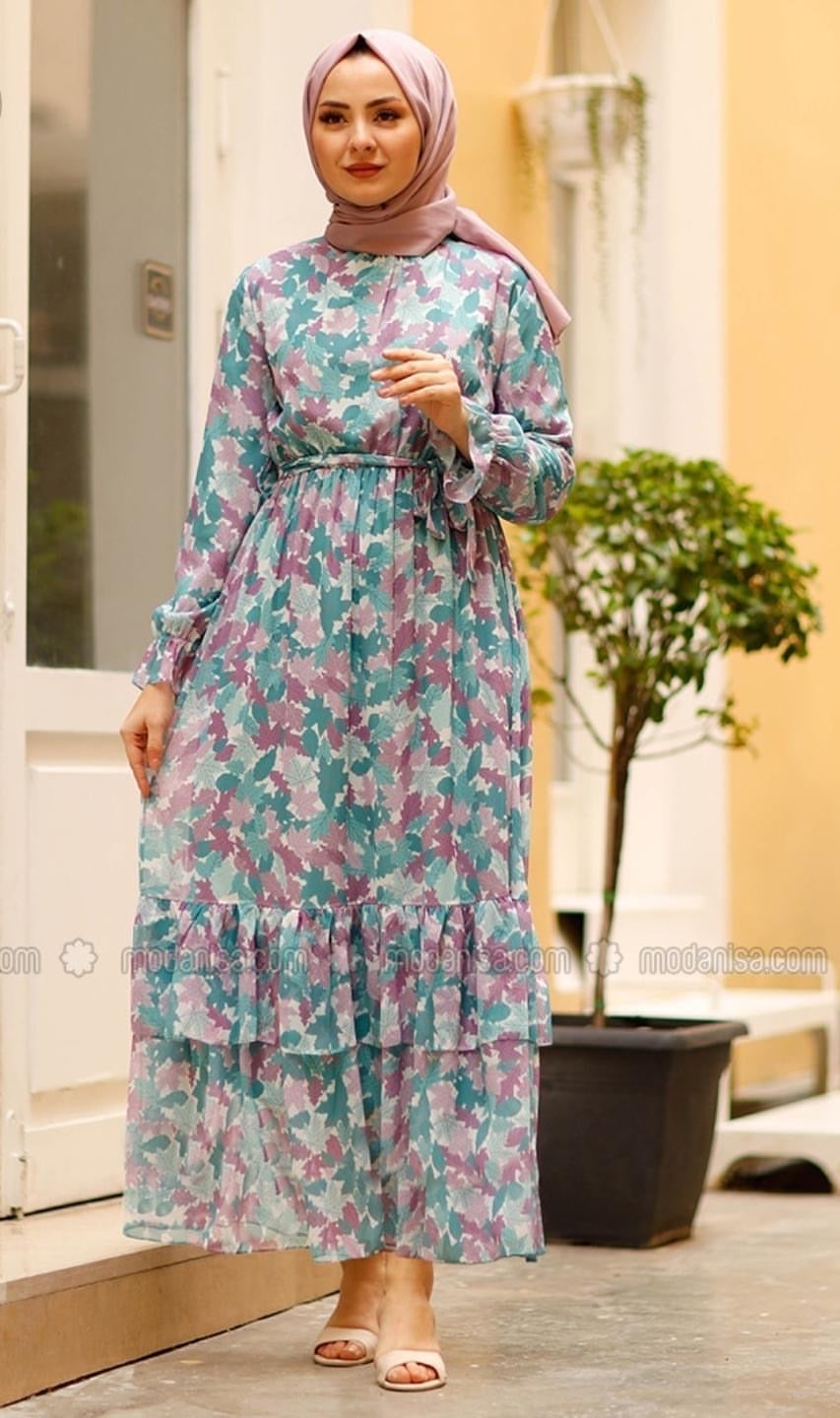 Fully lined chiffon dress