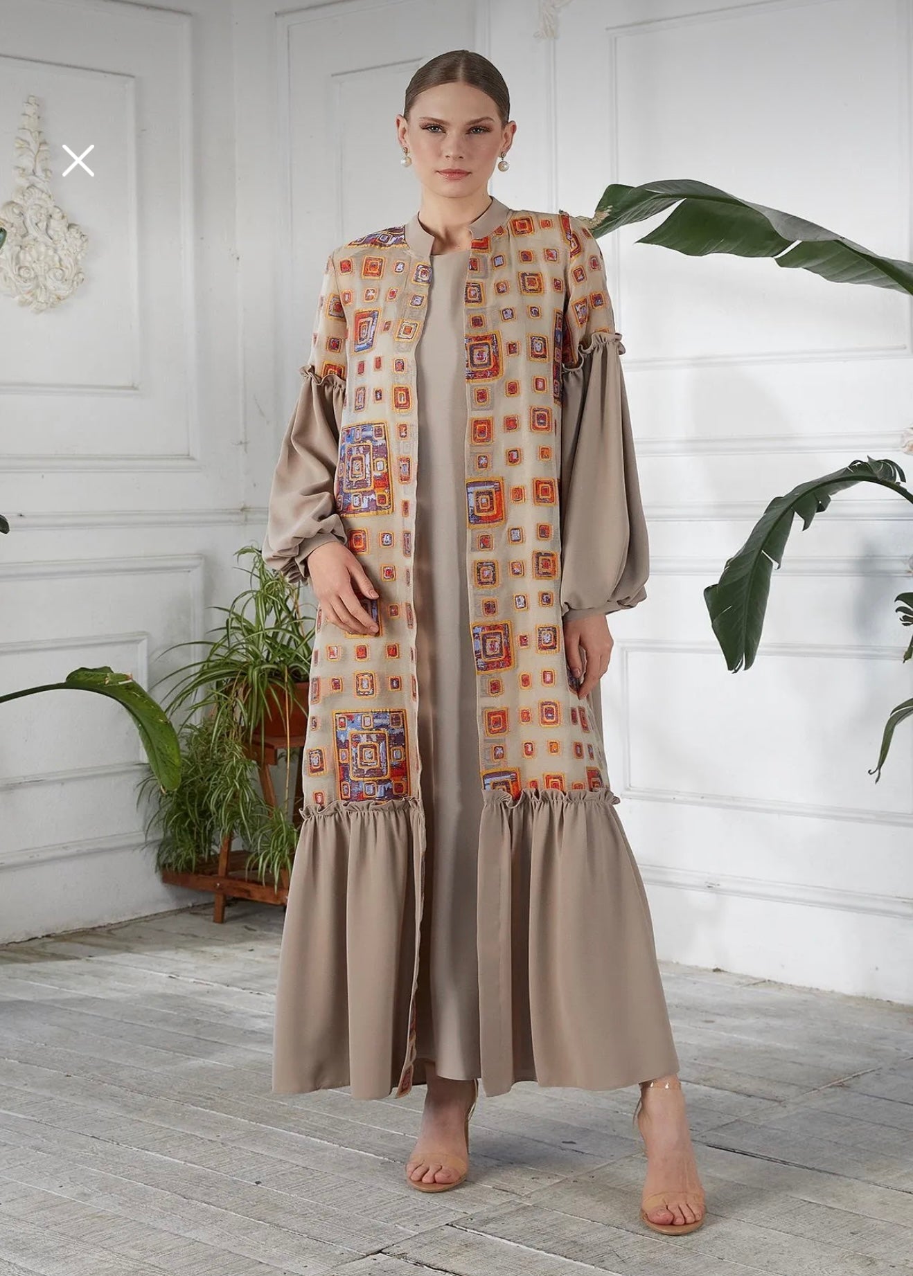 Arabic Design Abaya with inner dress