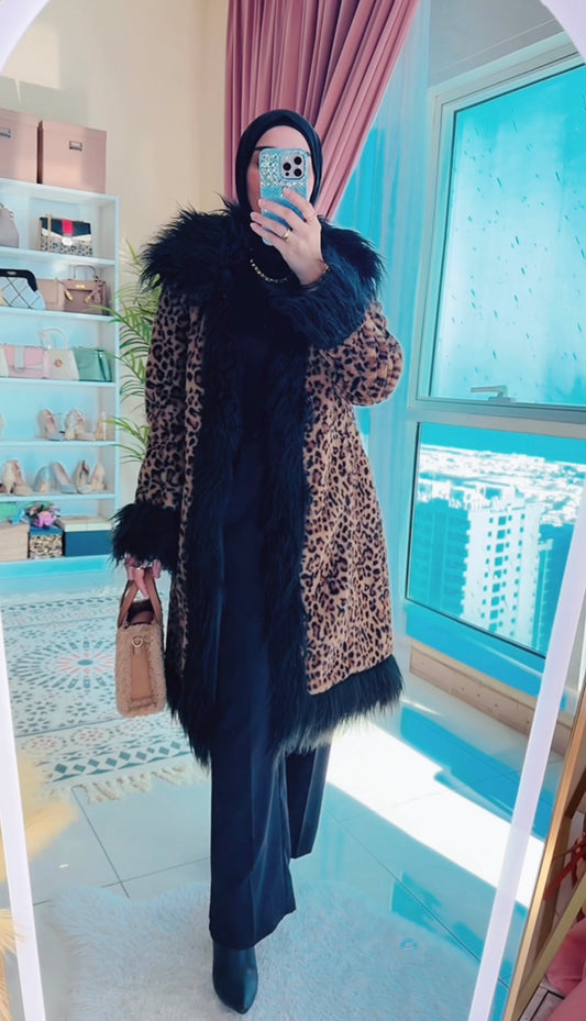 Elegant fur coat
