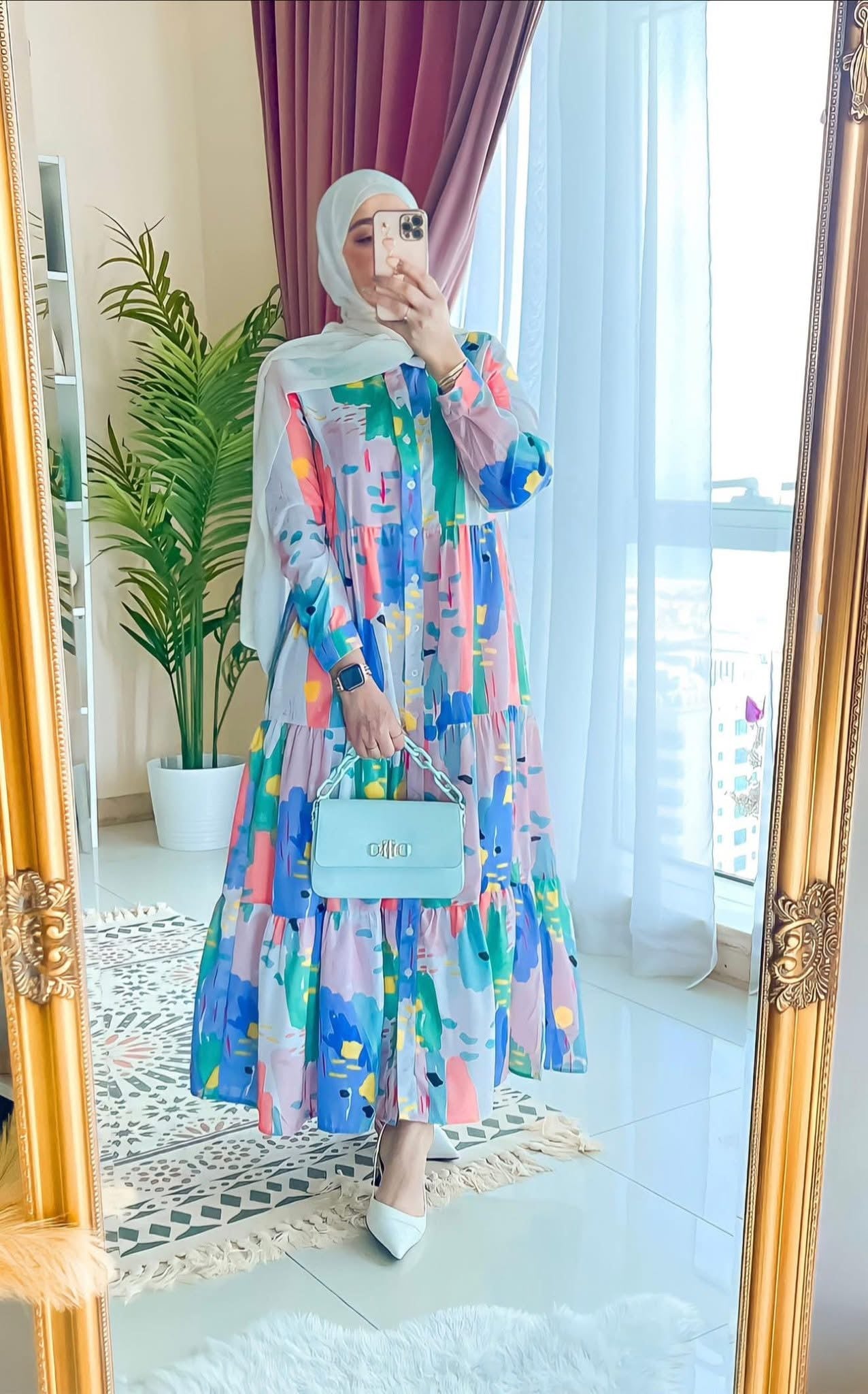 Colorful summer dress