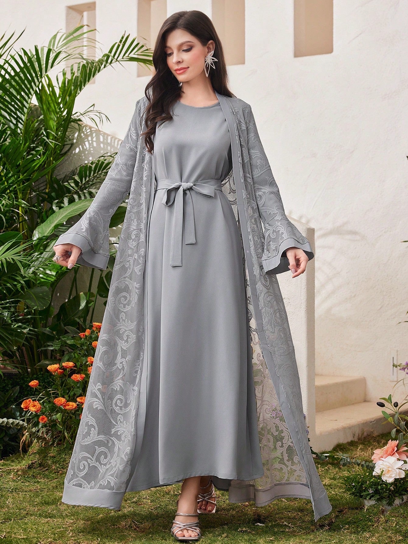 2pcs Abaya