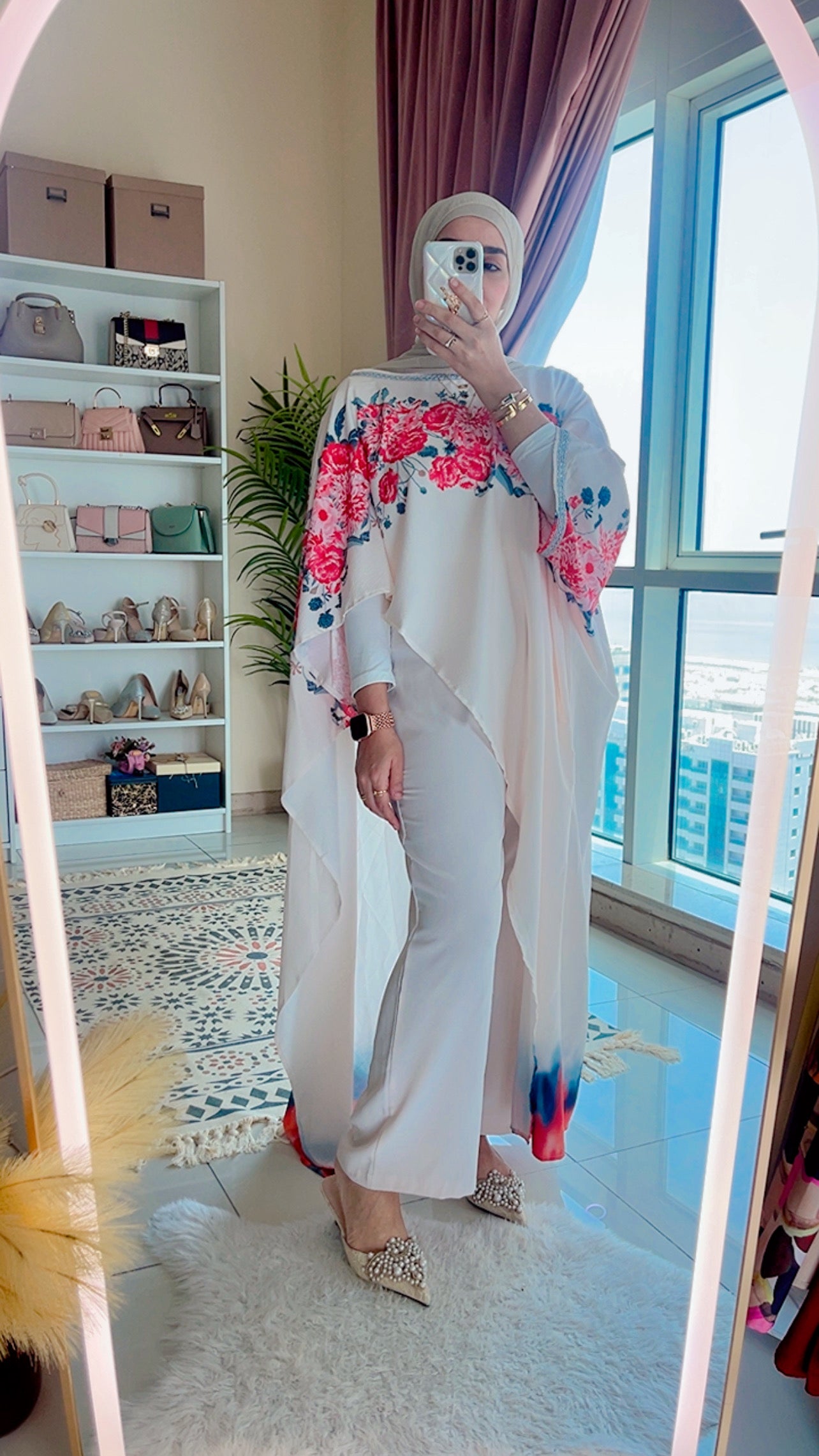 Dress with pants