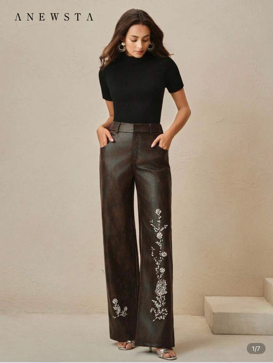 Fancy leather pants