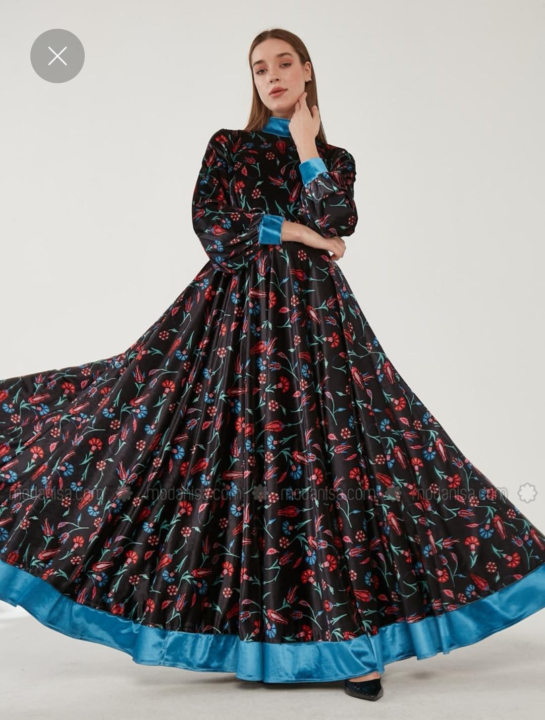 Velvet elegant dress