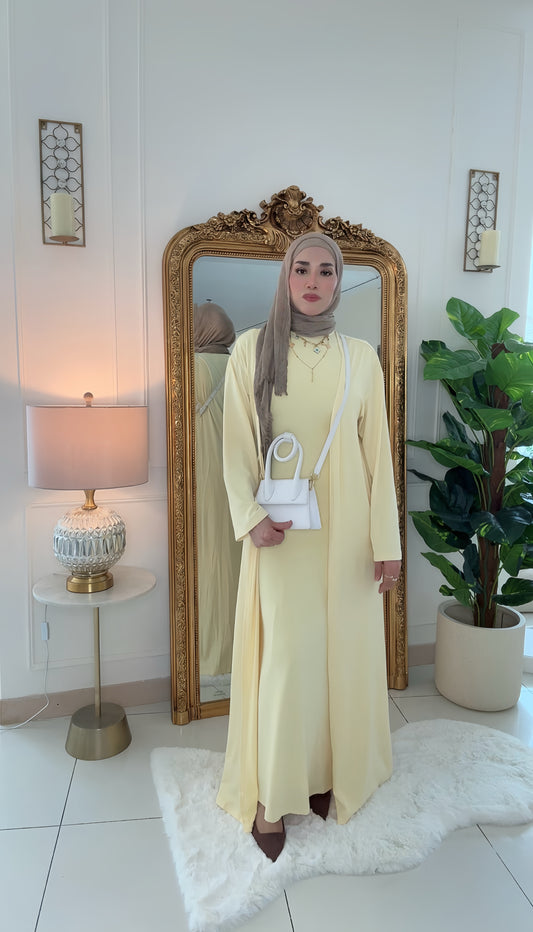 Abaya with inner dress