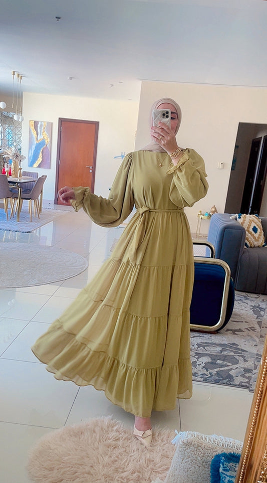 Modanisa Chiffon Dress