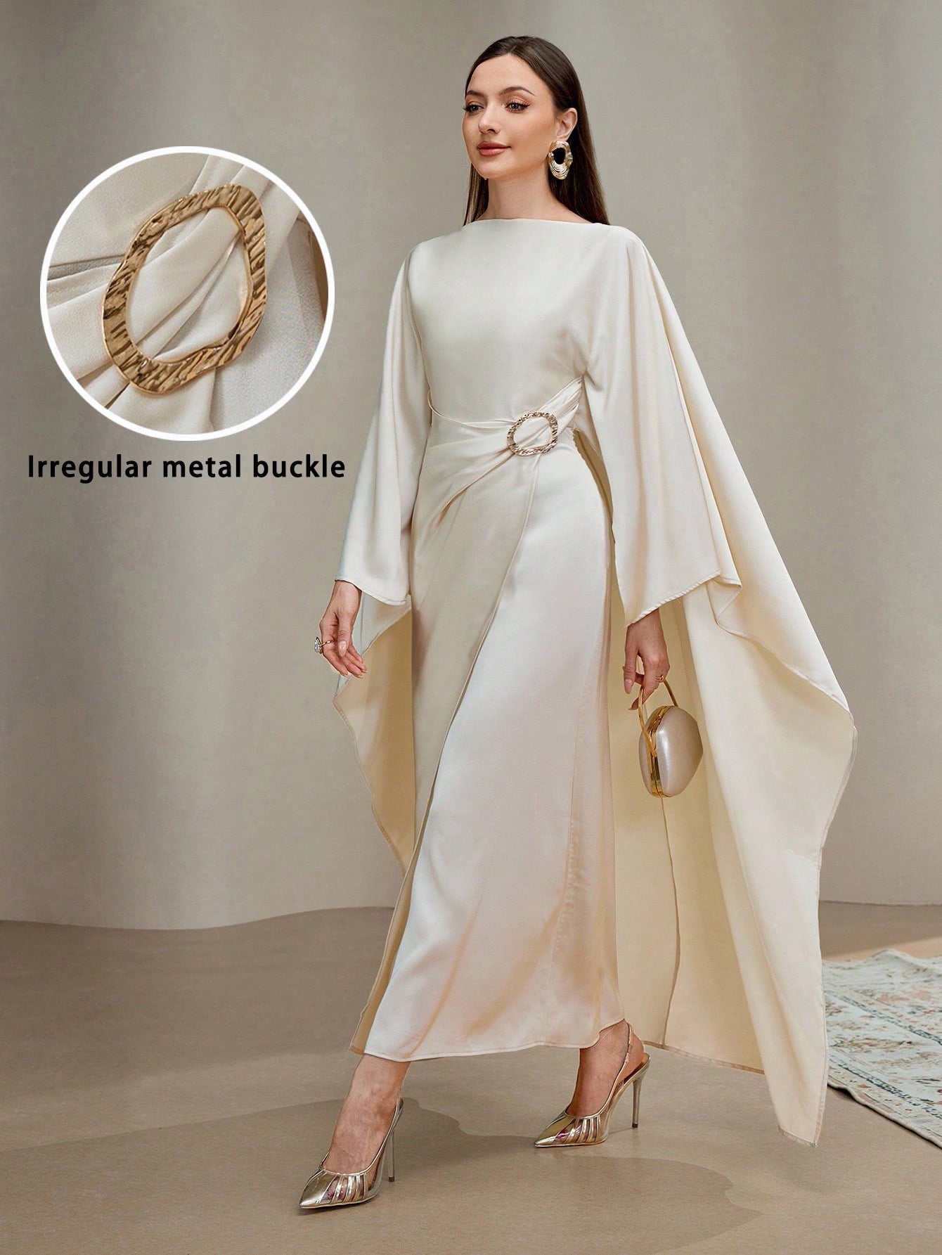 Batwing abaya dress
