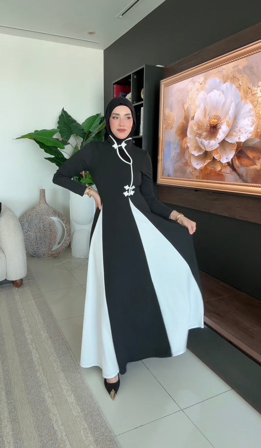 Black White  Dress